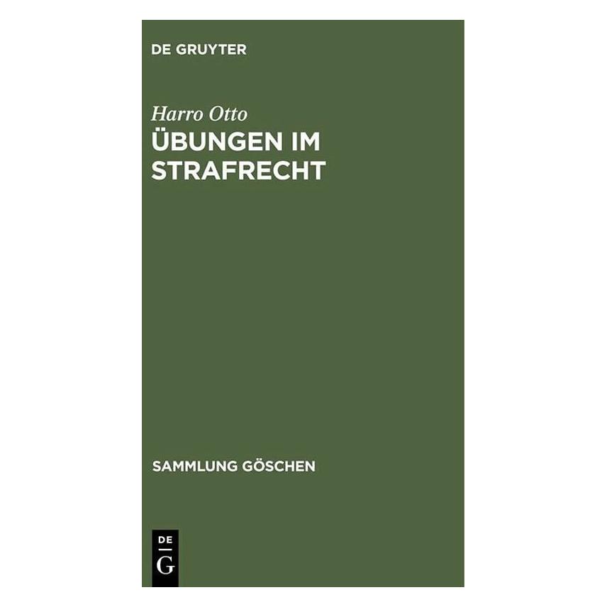 De Gruyter Harro Otto (Deutsch, Hardcover, Harro Otto) (39017937)