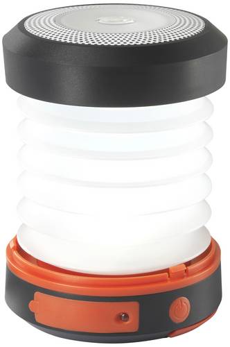 SP-SB-6038 Camping-Laterne EEK G (A - G) 120lm solarbetrieben 138g Schwarz/Rot