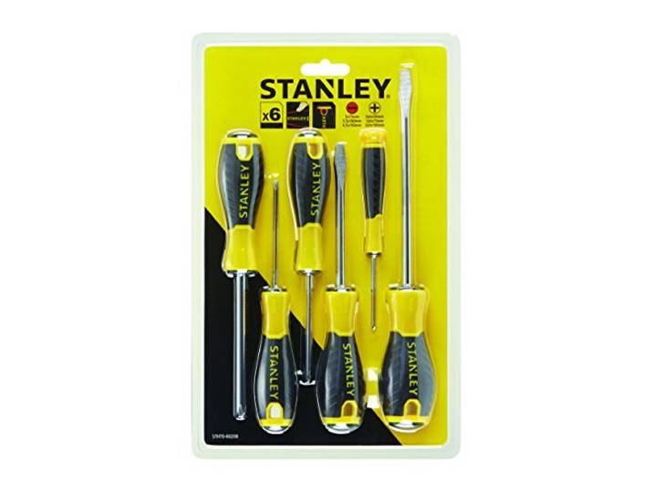 STANLEY STHT0-60208 Essentiële Schroevendraaier Set - Geel (6-Stuk)