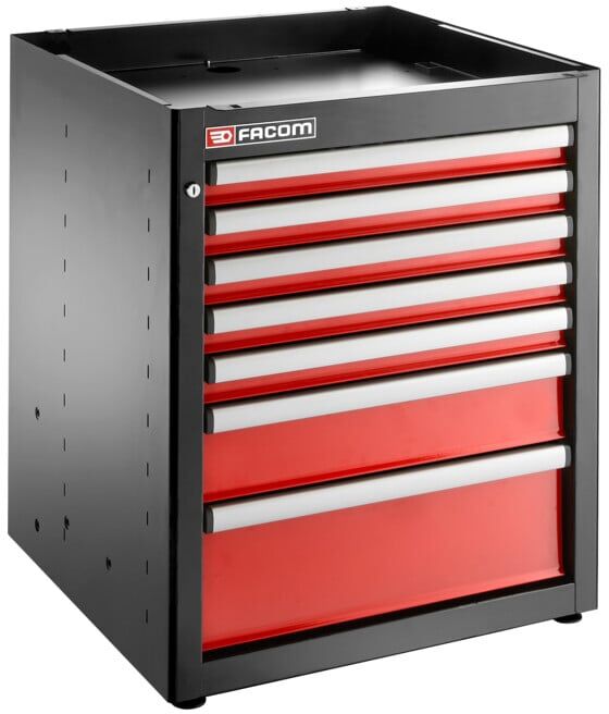 Facom Armoire basse JLS3 7 tiroirs rouge (JLS3-MBS7T)