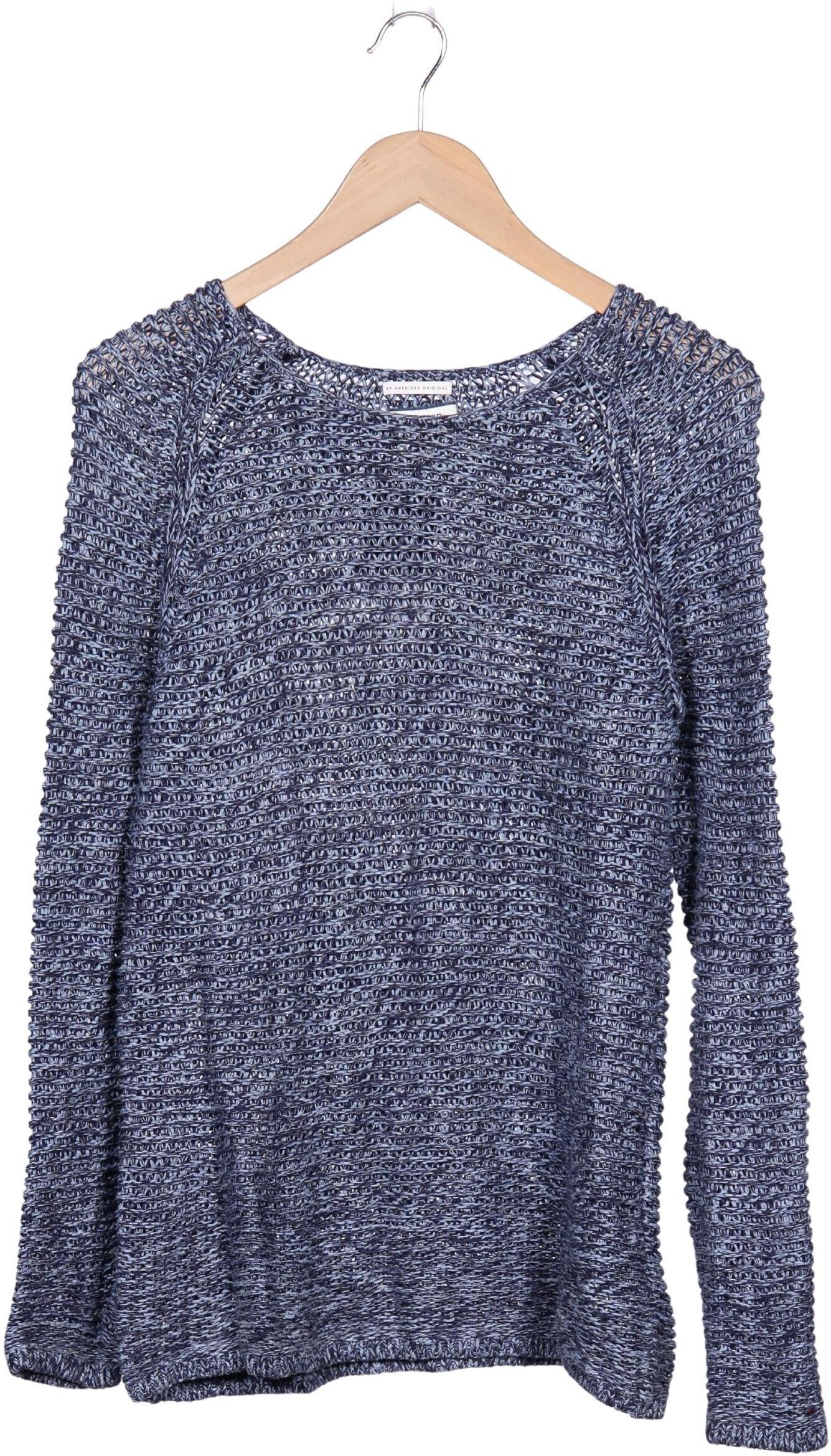 Hilfiger Denim Damen Pullover, Blau, Gr. S, Baumwolle - Second Hand