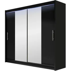 KLEIDERSCHRANK London II, mit RGB LED Beleuchtung