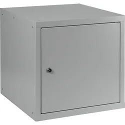 Schließfachschrank lichtgrau/lichtgrau H450xB450xT450mm 1 Abt.