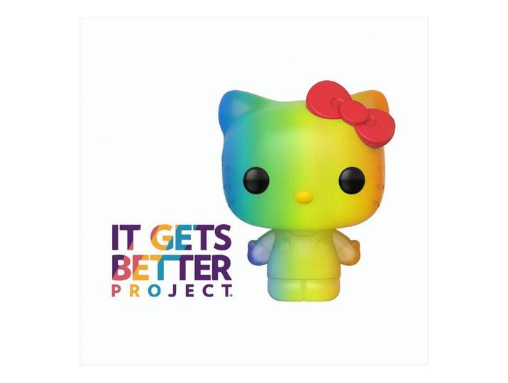 Funko Spielfigur POP Pride 2020 Hello Kitty Sanrio - Hello Kitty (RNBW)