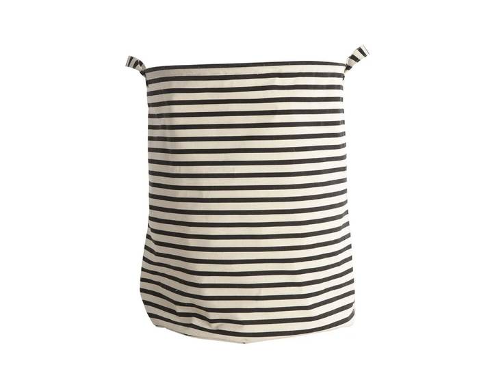 House Doctor Panier à linge Stripes House Doctor noir-blanc