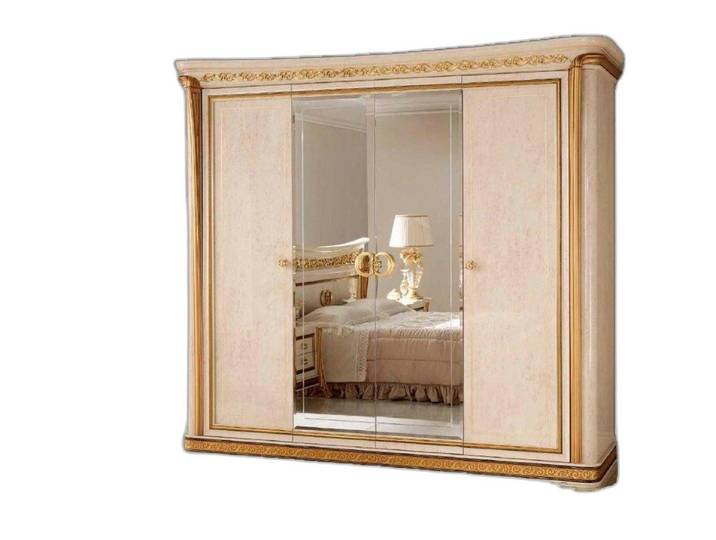 Xlmoebel Kleiderschrank Arredoclassic Antik Barock Kleiderkasten mit Schnitzereien (Kleiderschrank) Hergestellt in Europa