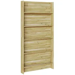 vidaXL Pflanzenregale Braun 90 x 15 x 180 cm Imprägniertes Kiefernholz