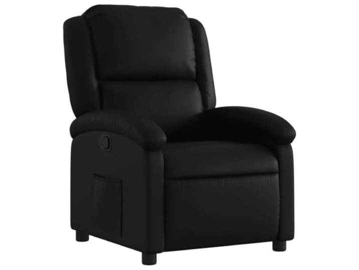 Heofavd Relaxsessel Manuell Liegesessel Kunstleder Schwarz 135 Grad