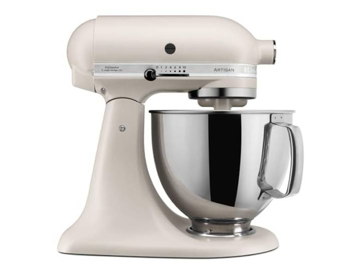 KitchenAid Artisan Küchenmaschine 4,7L Milchshake Knetet Brotteig, rührt Kuchen und schlägt Sahne; ikonisches Design mit langlebigem Zinkdruckguss-Gehäuse für Generationen