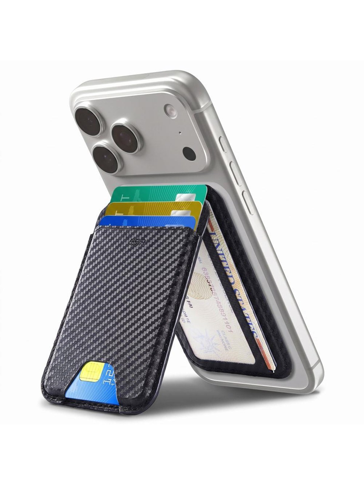 ESR Classic RFID Magnetic Wallet Stand MagSafe for Phone - Black