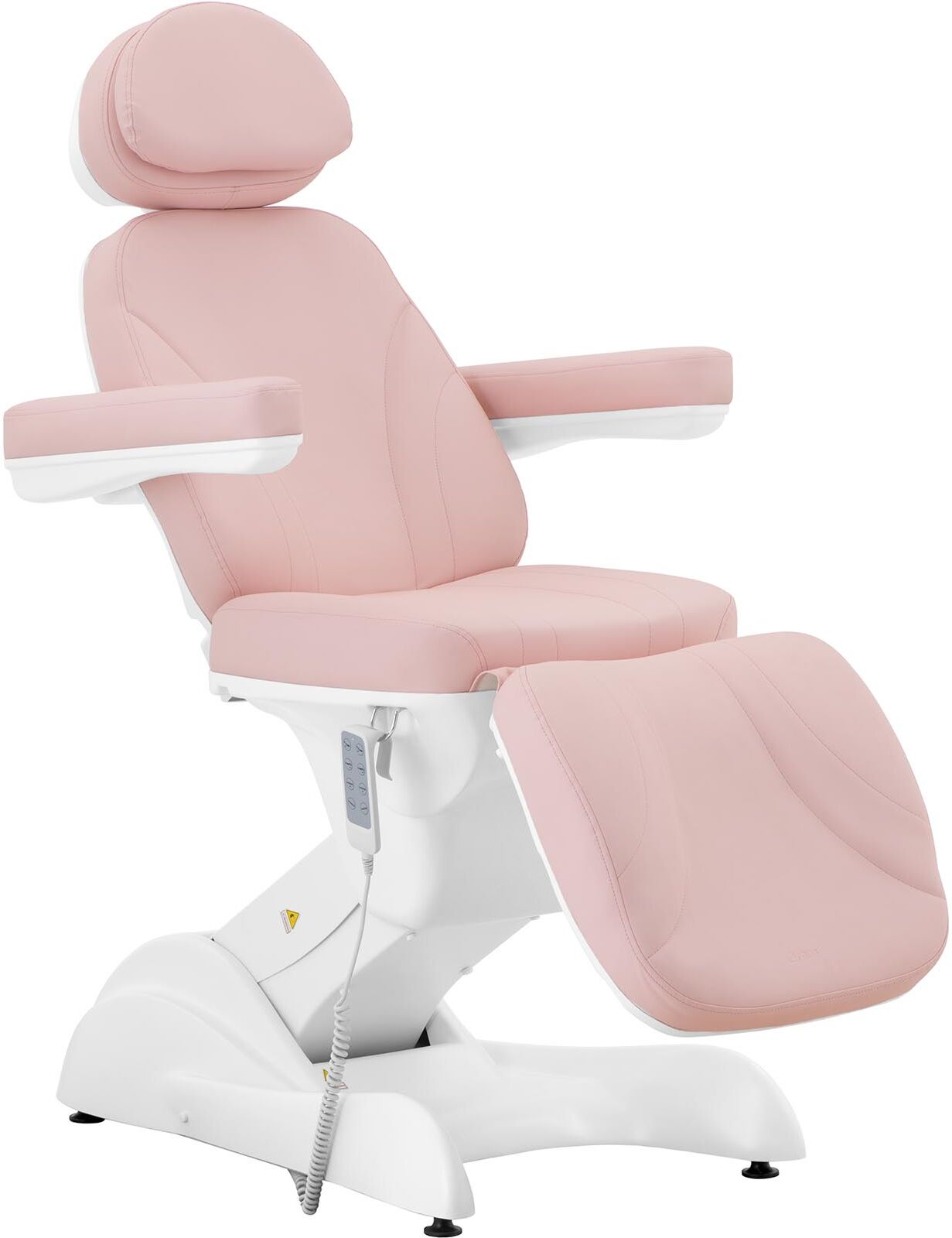 physa Electric Beauty Bed - 4 motors - 350 W - 187 x 57 x 65 - 91 cm - 150 kg - pink / white PHYSA ACIREALE POWDER PINK