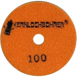 Diamantschleifpad Ø 100mm Körnung #100 - Schleifpad für Beton/Estrich, Nass-/Trockenschliff, für Bodenschleifmaschine