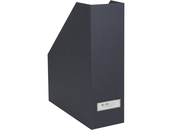 Stehsammler Bigso Box dunkelgrau Papier/Metall B 10 cm