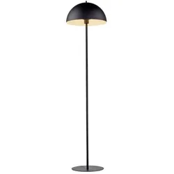 SCHÖNER WOHNEN-Kollektion Stehlampe Ali Alu, Eisen, Stahl & Metall Schwarz