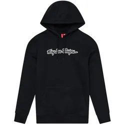 Troy Lee Designs Pullover Hoodie, Signature, black, S