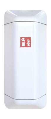 Feuerlöscherschrank help, Kunststoff, B 434 x T 225 x H 1028 mm, weiß