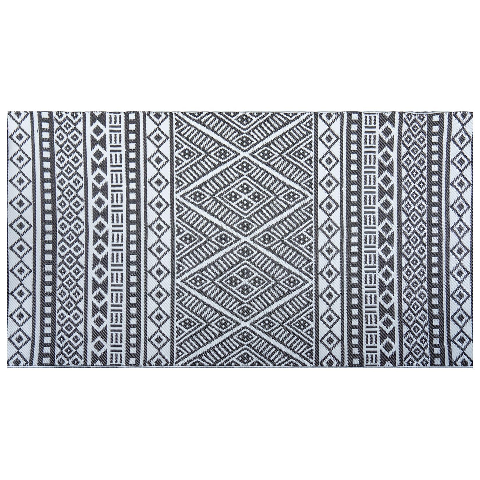 Garten Outdoor Teppich Scarlett 150x240cm schwarz von Jet-Line