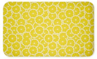 "Stupell Lemon Pattern Printed Anti-Fatigue Floor Mat, 30""x18"""