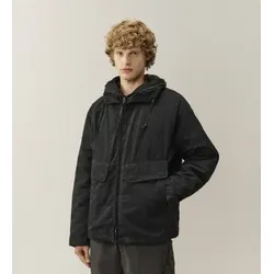 C.P. Company für Herren. 21CMOW078A110305G Halblange Jacke schwarz (L), Lässig, Polyamid