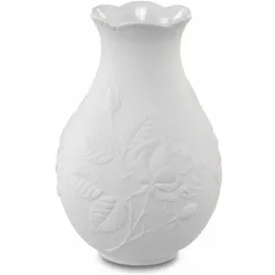 Goebel, Vase, Vase Rosengarten, Biskuit-Porzellan, Weiss / Pastell, 18 cm, 14001259 (1x)