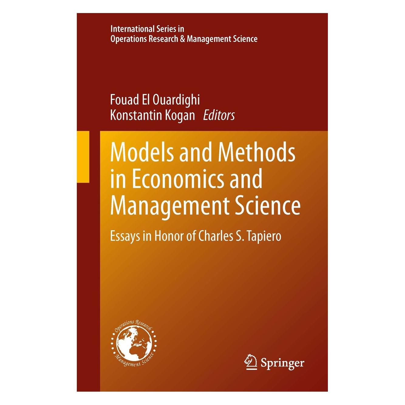Springer Models and Methods in Economics and Management Science (Englisch, Hardcover, Fouad El Ouardighi, Konstantin Kogan) (9783319006680)