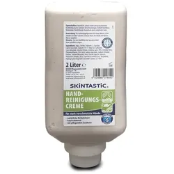 Skintastic Handreinigungscreme 2 L Softflasche mit mikrofeinen Reibekörpern, hautfreundlich, Softflasche