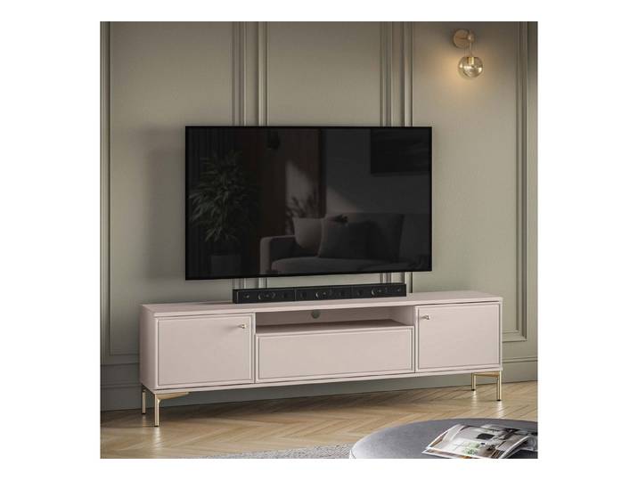 Selsey TV-Schrank Sandro TV-Lowboard Sandro mit Klappe, 180 cm, Kaschmir