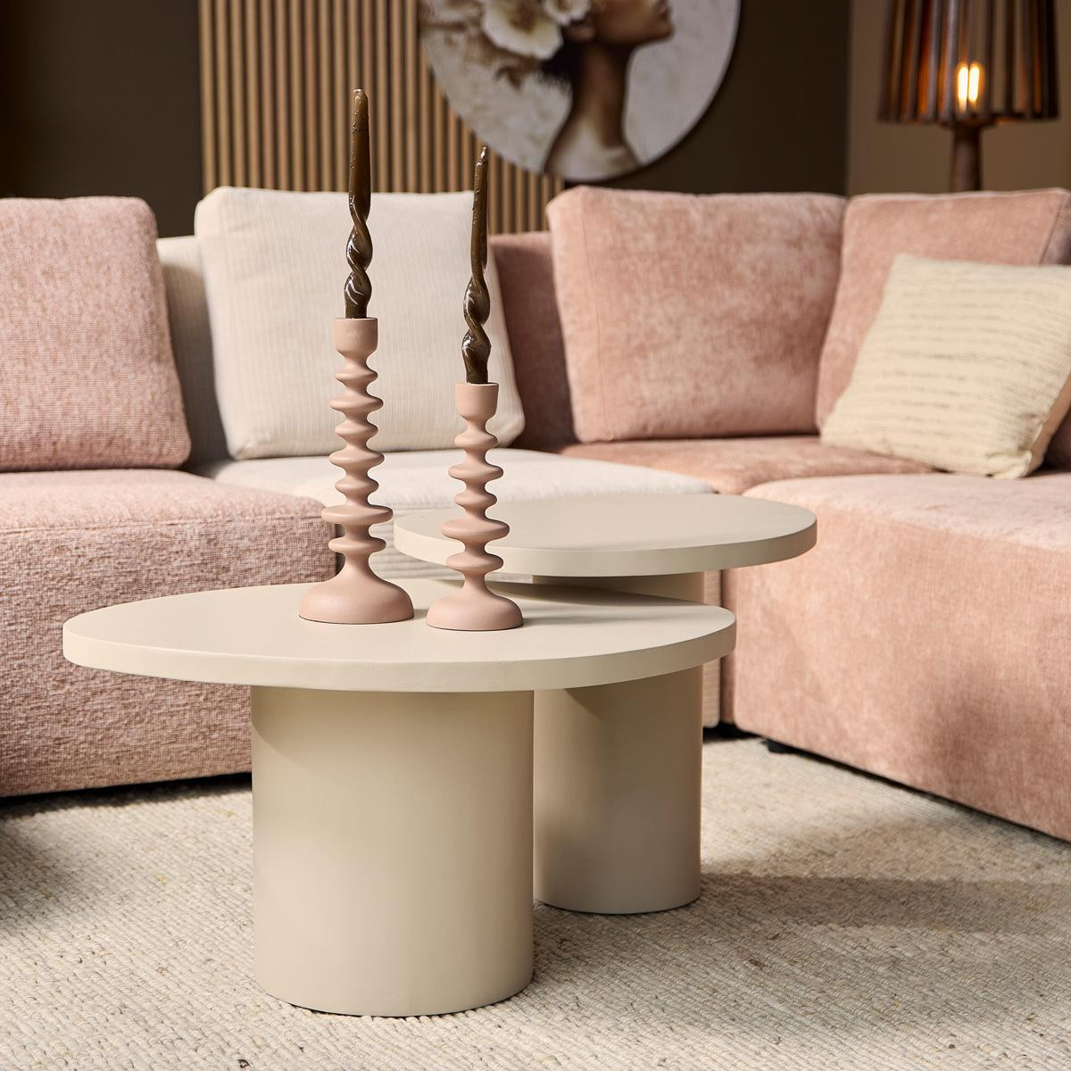 Starfurn Salontafel Mirre Zand Set van 2