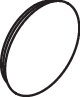 Hewi System 815 bouchon rosette 815.90.E0160DC noir mat