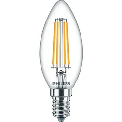 Philips LED-Kerzenlampe E14 klar Glas CorePro LED#34746500