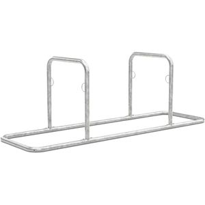 WSM Fahrradständer Galaxy 32 XL, Bodenmontage / freistehend, Anlehnparker, beidseitig, Breite 252cm, für 4 Fahrräder