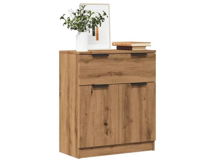 Buffet chêne artisanal 60x30x70 cm bois d'ingénierie 856839
