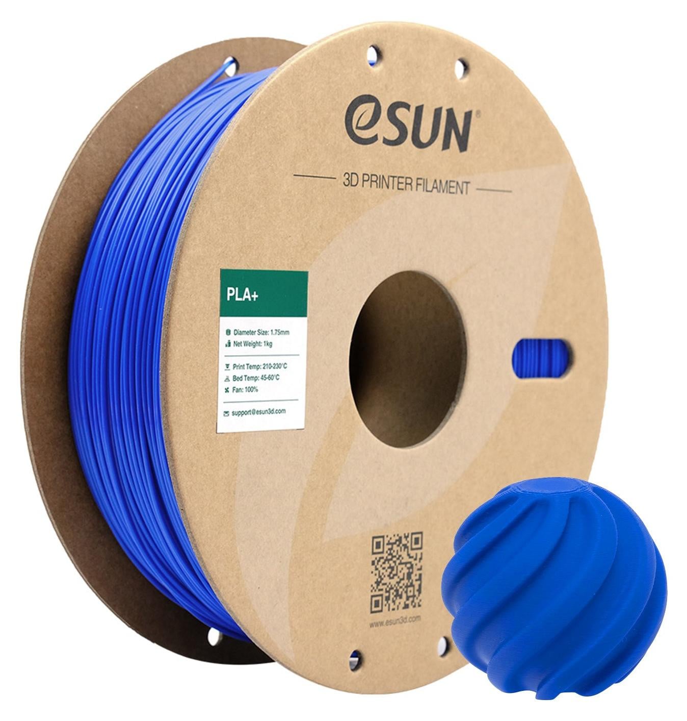 eSUN PLA+ filament Blauw 1,75 mm 1 kg