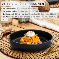 Sänger Geschirr, Geschirrset, Tafelservice Madeira (24 Stk.)