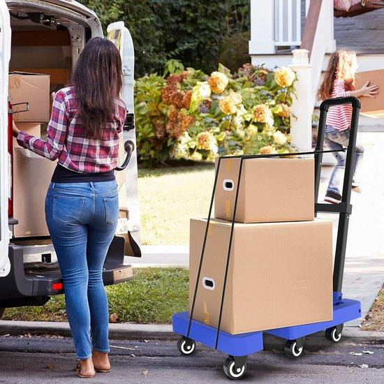 Famanu Transportwagen met hoge draagkracht, multifunctionele transportkar, 230 kg