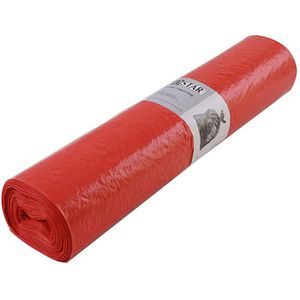Hygoclean Müllsäcke 120 Liter, stark, rot, 25 Stück