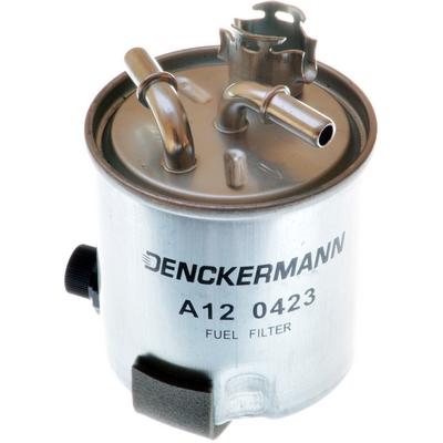 DENCKERMANN Kraftstofffilter A120423 mit Anschluss für Wassersensor 97mm RENAULT DACIA