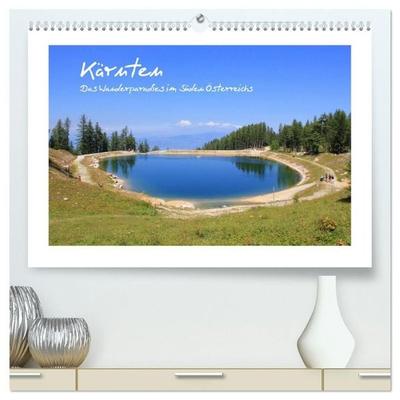 Kärnten - Das Wanderparadies im Süden Österreichs (hochwertiger Premium Wandkalender 2027 DIN A2 quer), Kunstdruck in Hochglanz