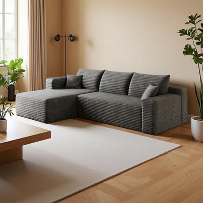 ZWYO HOSIMU "95"" Modern Cloud Sectional Upholstered Sofa with Chaise and Deep Seat for Living Room, Bedroom"