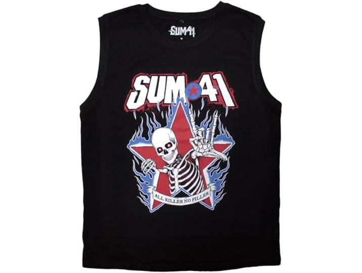 Sum 41 All Killer No Filler Skeleton Tank Top S
