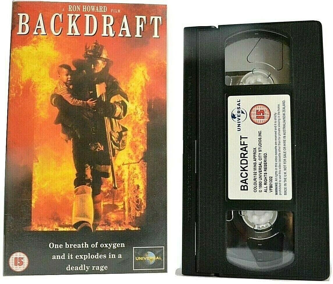 Ron Howard - Backdraft [VHS] [UK Import] - Preis vom 08.10.2026 07:26:42 h