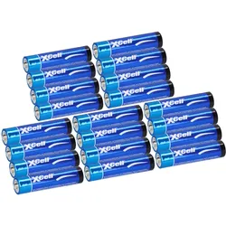 20x XCell LR03 Micro Super Alkaline Batterie AAA  5x 4er Folie