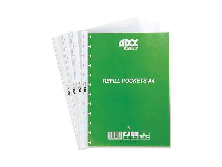 Adoc Ersatztaschen A4 5810.000 matt 10 Stück