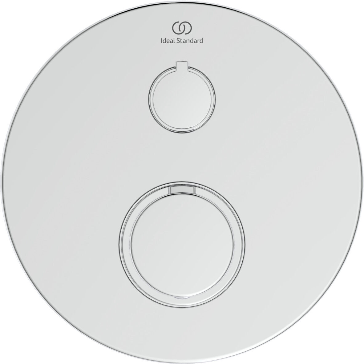 Ideal Standard T100 kit de montage final A5813AA pour thermostat simple encastré, kit 2, chromé