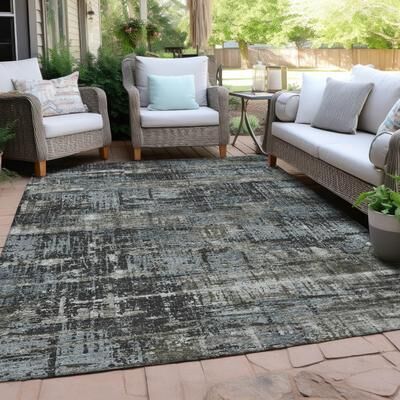 Addison Rugs Machine Washable Indoor/Outdoor Farmhouse Lars Chantille Rug
