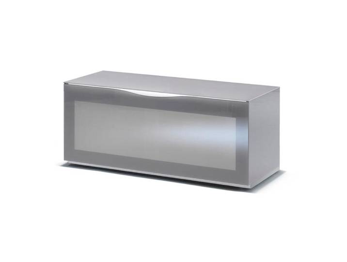 MUNARI meuble TV jusqu'à 55 MODENA MO 112 MO112 (Gris - Verre)