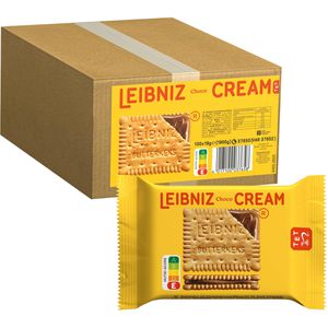 Leibniz Kekse Keks'n Cream Choco, mit Kakaocreme, einzeln verpackt, 1900 g, 100 Pack