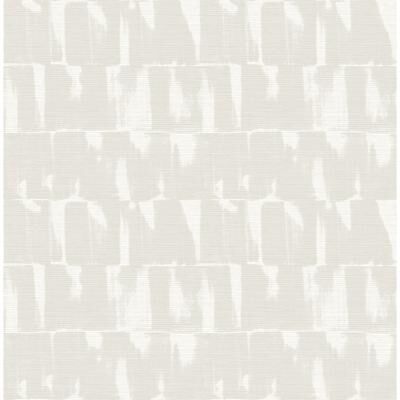 A-Street Prints Bancroft Dove Artistic Stripe Wallpaper