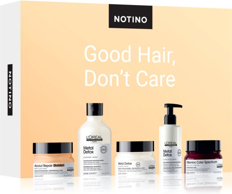 Beauty Discovery Box Notino Good Hair, Don’t Care ensemble pour tous types de cheveux