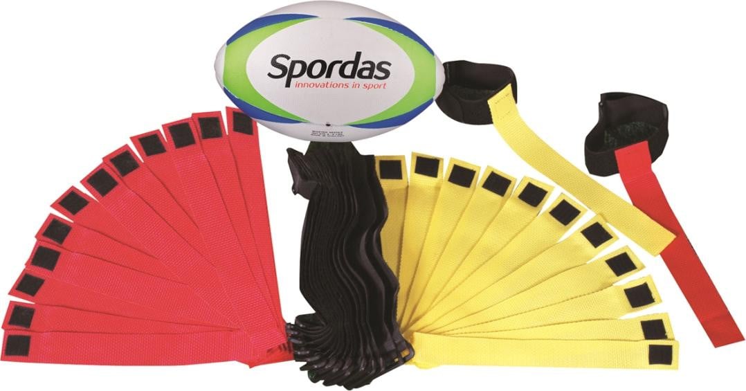 Spordas Rugby Set Rip Tag voor kinderen en teams